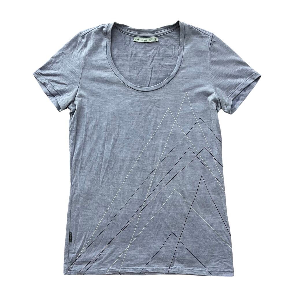 Icebreaker Cool-Lite Merino Blend Sphere Short Sleeve Tee Women’s Small Lilac